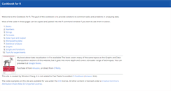 Desktop Screenshot of cookbook-r.com